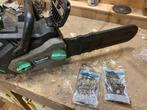 Flora Best 40V accu kettingzaag in goede staat, 3 kettingen, Tuin en Terras, Hand-tuingereedschap, Ophalen of Verzenden, Gebruikt