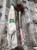 🧹 Bezem en plumeau (nieuw) 🧹, Ophalen of Verzenden, Bezem of Borstel