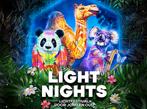 3 vouchers Ouwehands Light Nights, Tickets en Kaartjes, Drie personen of meer, Ticket of Toegangskaart