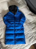 Warme lange damesjas reversible zwart kobalt 40 winterjas, Kleding | Dames, Jassen | Winter, Ophalen, Zo goed als nieuw, Blauw