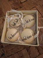 NIEUW in doos 4 Riviera maison kerstballen, Ophalen of Verzenden, Nieuw