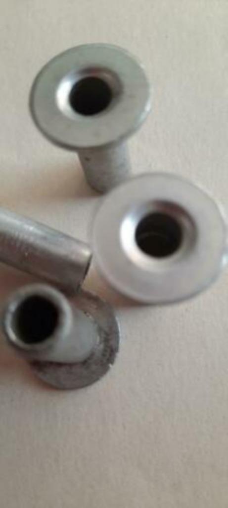 15 st. Aluminium holle wand Klinknagels 8 x 20 mm hobby auto, Tuin en Terras, Palen, Balken en Planken, Nieuw, Balken, Minder dan 180 cm