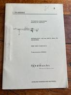KL Defensie Techn handleiding voorschrift MAG mitrailleur, Ophalen of Verzenden, Nederland, Boek of Tijdschrift, Landmacht