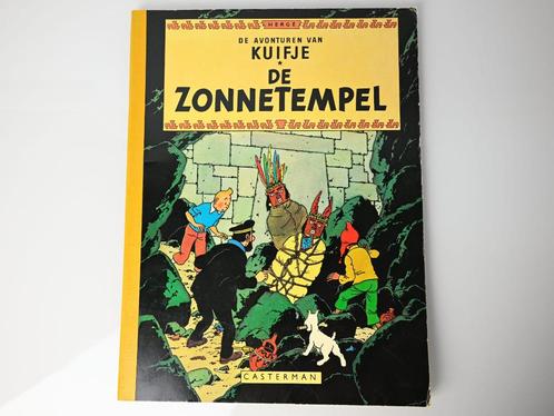 KUIFJE De Zonnetempel 1966 Softcover Comic HERGÉ Casterman, Boeken, Stripboeken, Zo goed als nieuw, Eén stripboek, Verzenden