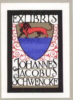 1490 Ex Libris Nederland : Jeanne Bieruma Oosting, 1942, Antiek en Kunst, Verzenden