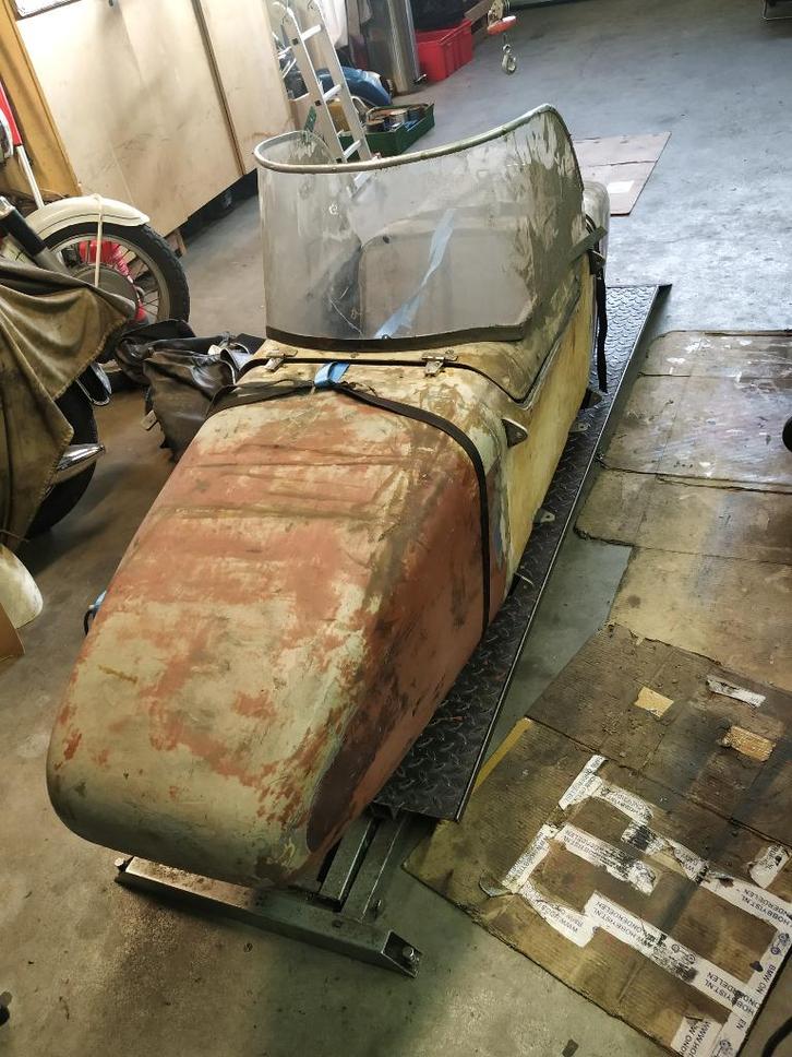 Zijspanbak met frame en zwenkarm, Motoren, Onderdelen | Merk-onafhankelijk, Gebruikt, Ophalen