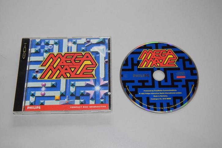 Philips CDi : Mega Maze, Spelcomputers en Games, Games | Overige, Zo goed als nieuw, Puzzel en Educatief, 1 speler, Vanaf 3 jaar