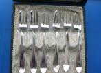 Zilveren gebaks vorkjes in doosje, Antiek en Kunst, Antiek | Goud en Zilver, Verzenden, Zilver