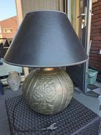 Zwarte lamp met bewerkte voet Straluma, Ophalen, Zo goed als nieuw, 50 tot 75 cm