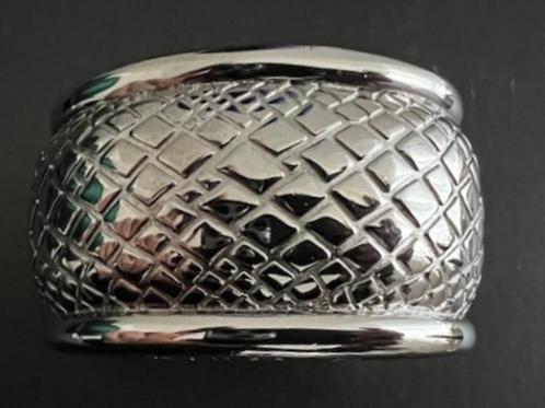 Dyrberg/Kern statement armband zilverkleur met slangenprint, Sieraden, Tassen en Uiterlijk, Armbanden, Zo goed als nieuw, Overige materialen