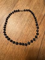 Zeer oude granaat steen ketting zilveren slot en schakels, Sieraden, Tassen en Uiterlijk, Antieke sieraden, Ophalen of Verzenden