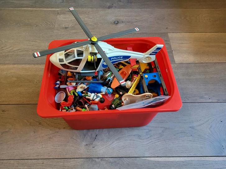 hele doos vol met playmobil, Kinderen en Baby's, Speelgoed | Bouwstenen, Gebruikt, Ophalen