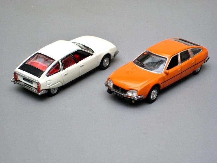 Citroen CX 2000 wit of CX 2400 GTI 1977 oranje Norev H0 1:87, Hobby en Vrije tijd, Modelauto's | 1:87, Nieuw, Auto, Overige merken