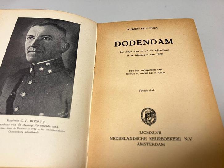 Dodendam Ebbens Afsluitdijk meidagen 1940, Boeken, Oorlog en Militair, Gelezen, Algemeen, Tweede Wereldoorlog, Ophalen of Verzenden