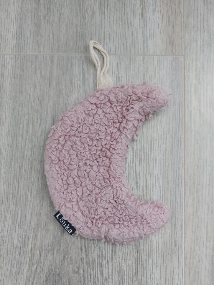 Knuffel knuffeldoekje louka maan roze speen L2, Kinderen en Baby's, Speelgoed | Knuffels en Pluche, Zo goed als nieuw, Overige typen