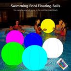 Enorme Drijvende Led-Bollen. RGB Incl Remote Control  90cm., Ophalen of Verzenden, Nieuw