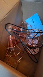 Moderne Hanglamp Miran - Koperkleurig, Ophalen of Verzenden, Zo goed als nieuw, Metaal, Modern