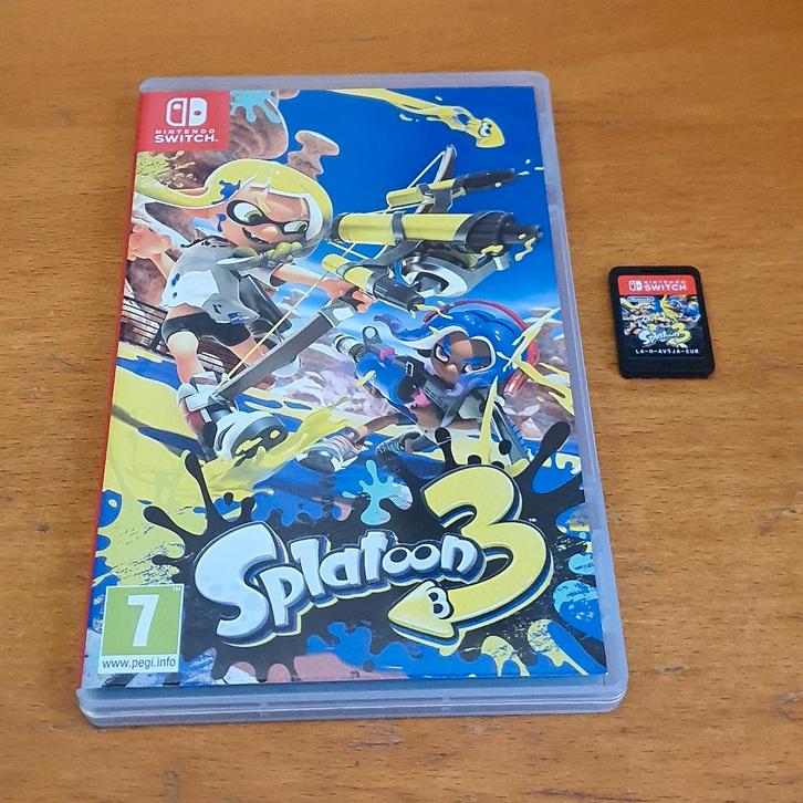 OPRUIMEN | SWITCH | SPLATOON 3, Spelcomputers en Games, Games | Nintendo Switch, Gebruikt, Avontuur en Actie, 3 spelers of meer