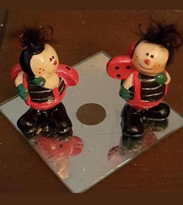 Restpartijtje 35 Lieve heer beestjes beeldjes beschikbaar voor biedingen
