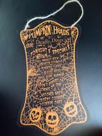 Halloween Wandbord Pumpkin Heads 40 x 23 cm, Ophalen, Gebruikt