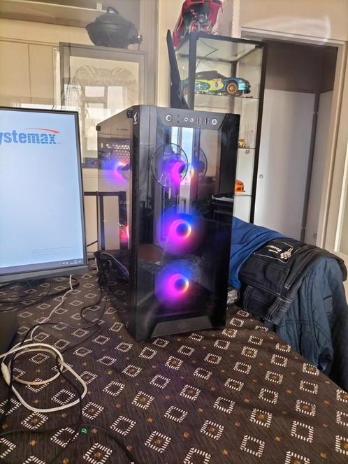 Game pc compleet Ryzen 5, Computers en Software, Desktop Pc's, Zo goed als nieuw, 3 tot 4 Ghz, SSD, 32 GB, Met videokaart, Gaming