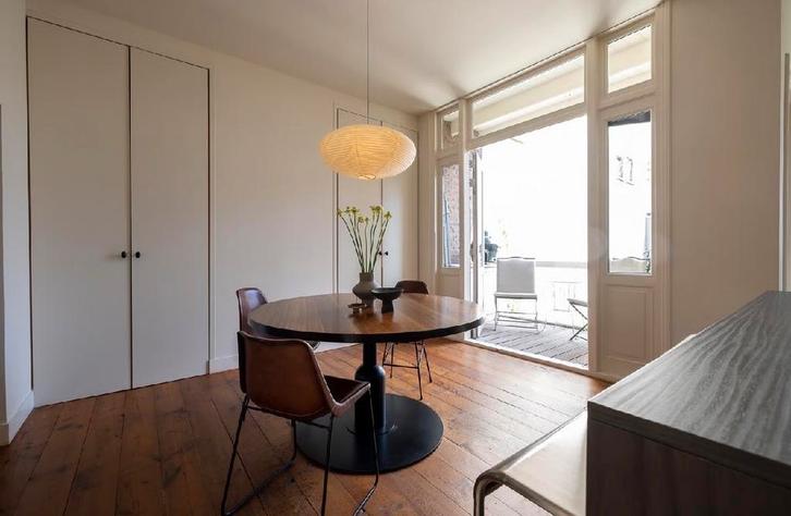 Heerenhuis Apollo XXL tafel en 3 leren stoelen Sol y Luna, Huis en Inrichting, Tafels | Eettafels, Zo goed als nieuw, 100 tot 150 cm