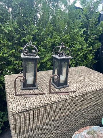 Antieke Muur Hanglampen 2x bijna gratis beschikbaar voor biedingen