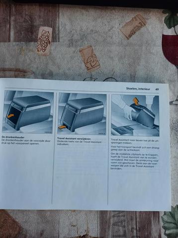 Handleiding Boekje Auto Interieur beschikbaar voor biedingen