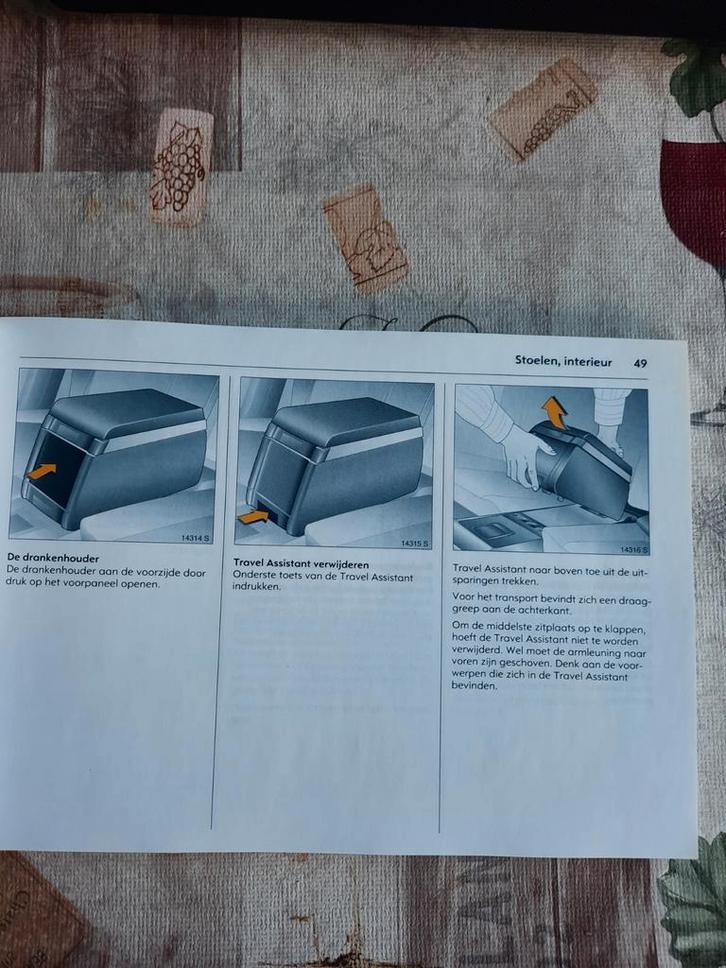 Handleiding Boekje Auto Interieur, Auto diversen, Handleidingen en Instructieboekjes, Ophalen of Verzenden
