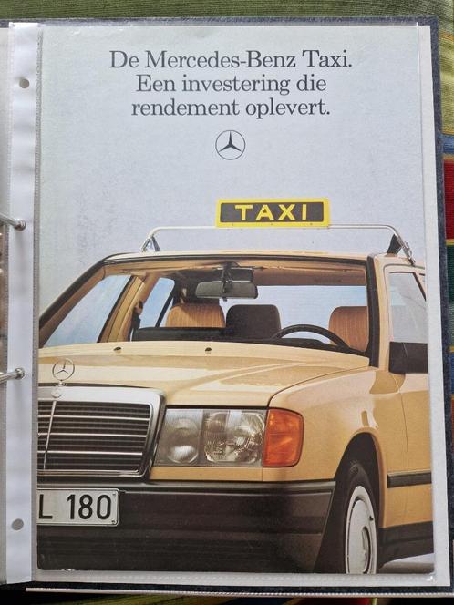 Folders Mercedes taxi, Boeken, Auto's | Folders en Tijdschriften, Zo goed als nieuw, Mercedes, Verzenden
