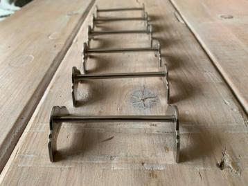 6 mooie messenleggers. Strak model art deco. Gero zilmeta . beschikbaar voor biedingen