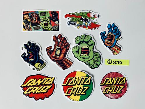 Stickers skate logo Santa Cruz screaming hand DIY longboard, Hobby en Vrije tijd, Stickers en Plaatjes, Nieuw, Meerdere stickers
