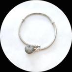 Pandora Armband pave Hartsluiting 18.5 cm / voor bedels, Sieraden, Tassen en Uiterlijk, Armbanden, Ophalen of Verzenden, Zo goed als nieuw
