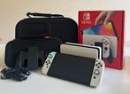 Switch OLED met Hardshell case + Travel case!!!, Spelcomputers en Games, Spelcomputers | Nintendo Switch, Ophalen of Verzenden