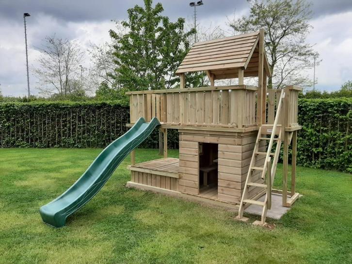 Speeltoestel Balkon 360 – Stevig - Veilig - Topkwaliteit, Kinderen en Baby's, Speelgoed | Buiten | Speeltoestellen, Nieuw, Brandweerpaal