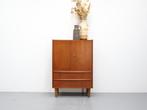 Vintage ladekast | Teak | Deens design, Huis en Inrichting, Kasten | Ladekasten, Ophalen, Gebruikt, ., 100 tot 150 cm