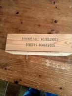 Wijn fles houder (doos hout), Huis en Inrichting, Ophalen of Verzenden, Zo goed als nieuw, Minder dan 5 flessen, Minder dan 50 cm
