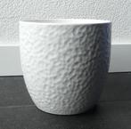 West-Germany vintage bloempot wit wrsch Scheurich, Tuin en Terras, Bloempotten, Rond, Binnen, Ophalen of Verzenden, Zo goed als nieuw