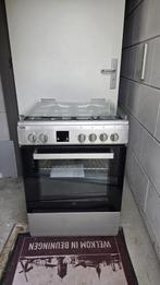 Etna FGV460 RVS Gasfornuis met Oven (Nieuwstaat), Witgoed en Apparatuur, Fornuizen, Ophalen, Grill, 4 kookzones, Zo goed als nieuw