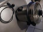 Te koop rijstkoker merk Blokker 1.8 liter rvs met stoompan, Witgoed en Apparatuur, Ophalen, Gebruikt