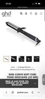 Ghd soft curl tong, Sieraden, Tassen en Uiterlijk, Uiterlijk | Haarverzorging, Ophalen, Zo goed als nieuw