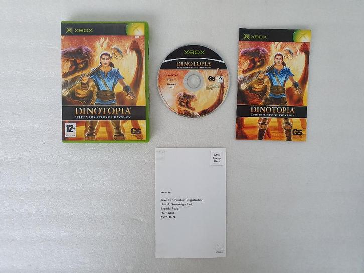 Xbox: Dinotopia - The Sunstone Odyssey, Spelcomputers en Games, Games | Xbox Original, Gebruikt, Avontuur en Actie, 1 speler, Vanaf 18 jaar