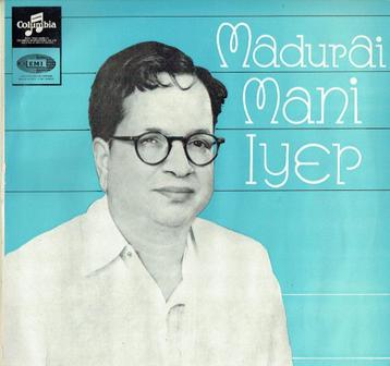 Madurai Mani Iyer – Madurai Mani Iyer 33ESX 6004 beschikbaar voor biedingen