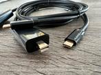 USB C -> MINI DISPLAYPORT KABEL 1 of 1.8M 4K 60Hz, Ophalen of Verzenden, Zo goed als nieuw