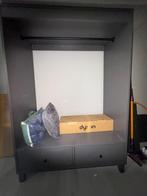 Ikea Bryggja open kast (grijs), Huis en Inrichting, Ophalen, 100 tot 150 cm, Bryggja, Zo goed als nieuw