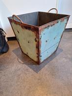 Toffe metalen bak brocante, Ophalen