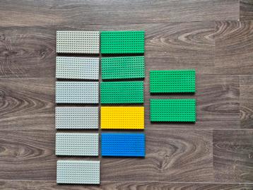 13 lego bouwplaten grondplaten baseplates 10x20x1 700e beschikbaar voor biedingen
