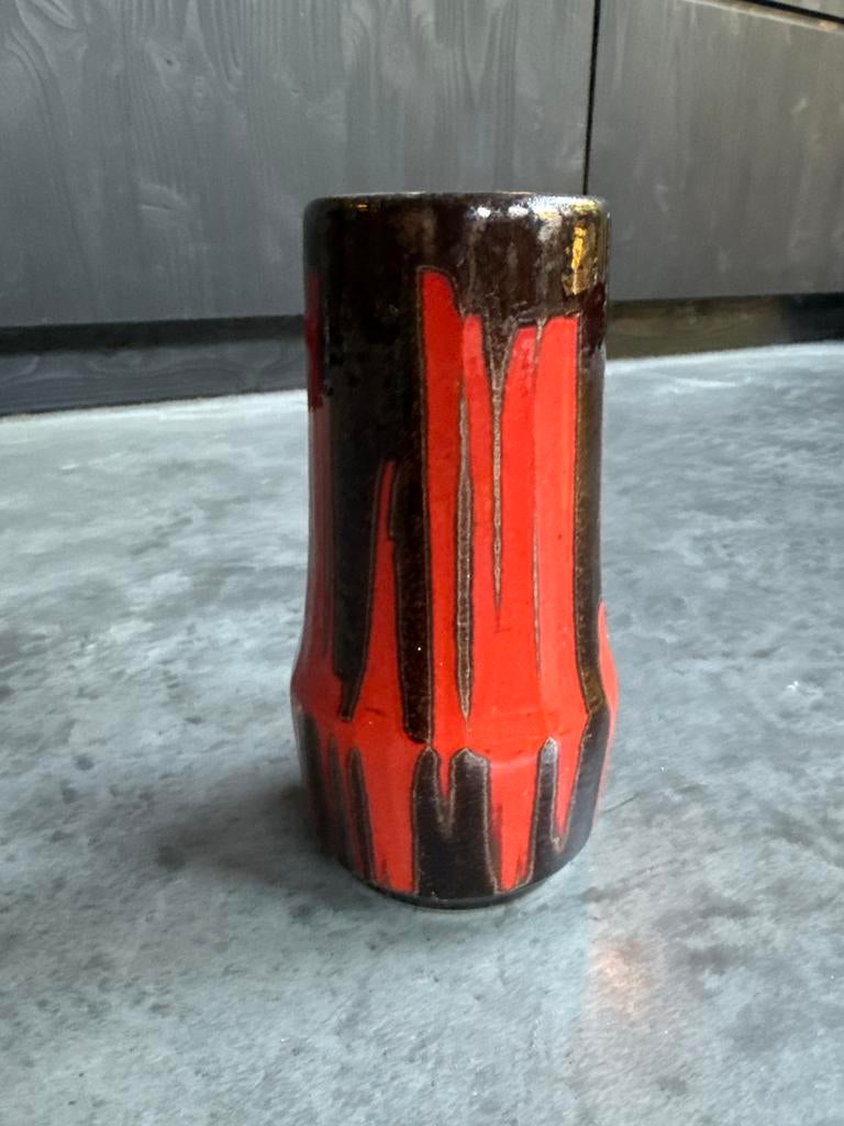 West Germany Vaas - Vintage Keramiek, Huis en Inrichting, Woonaccessoires | Vazen, Gebruikt, Aardewerk of Porselein, Ophalen of Verzenden