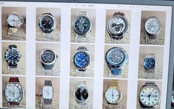 Div vintage new stock horloges. beschikbaar voor biedingen
