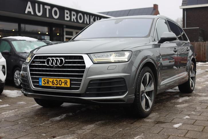 Audi Q7 3.0 TDI QUATTRO | S-LINE | LEDER | PANO | 7- PERSOON, Auto's, Audi, Bedrijf, Te koop, Q7, 360° camera, 4x4, ABS, Achteruitrijcamera